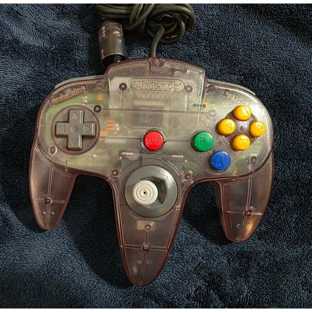Nintendo 64 N64 Original System Console With Original Controller & Cords READ